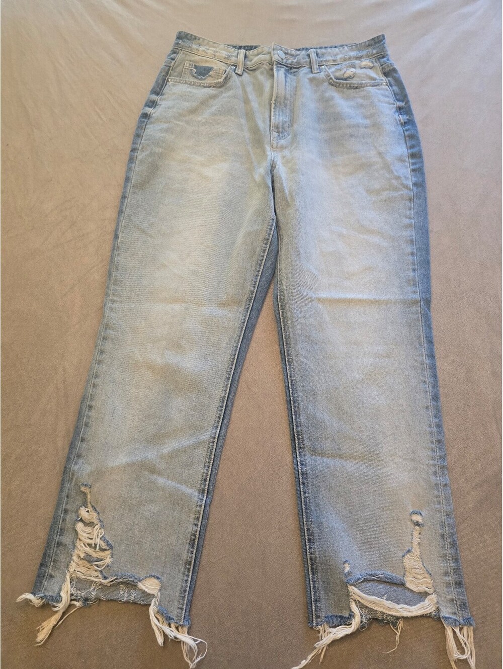 Mica Women’s 100% Cotton Raw Hem Straight Leg Denim Jean (29)